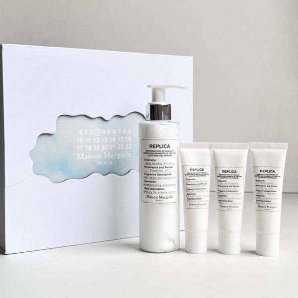 Maison Margiela 200ml body lotion, 3 pieces 30ml hand cream